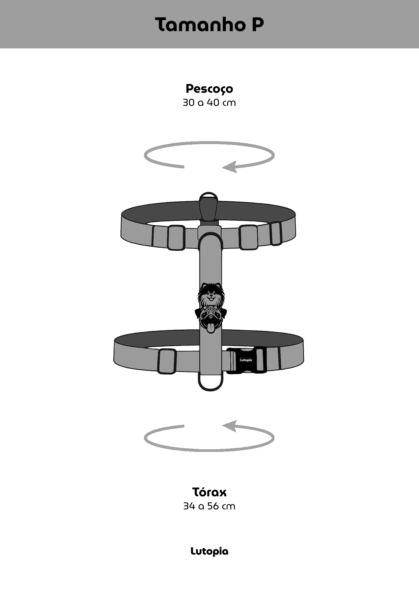 Ilustração tamanho P